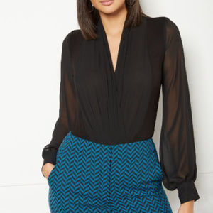 SOLD!! NY&C Eva Mendes Chiffon Top Mila Blouse